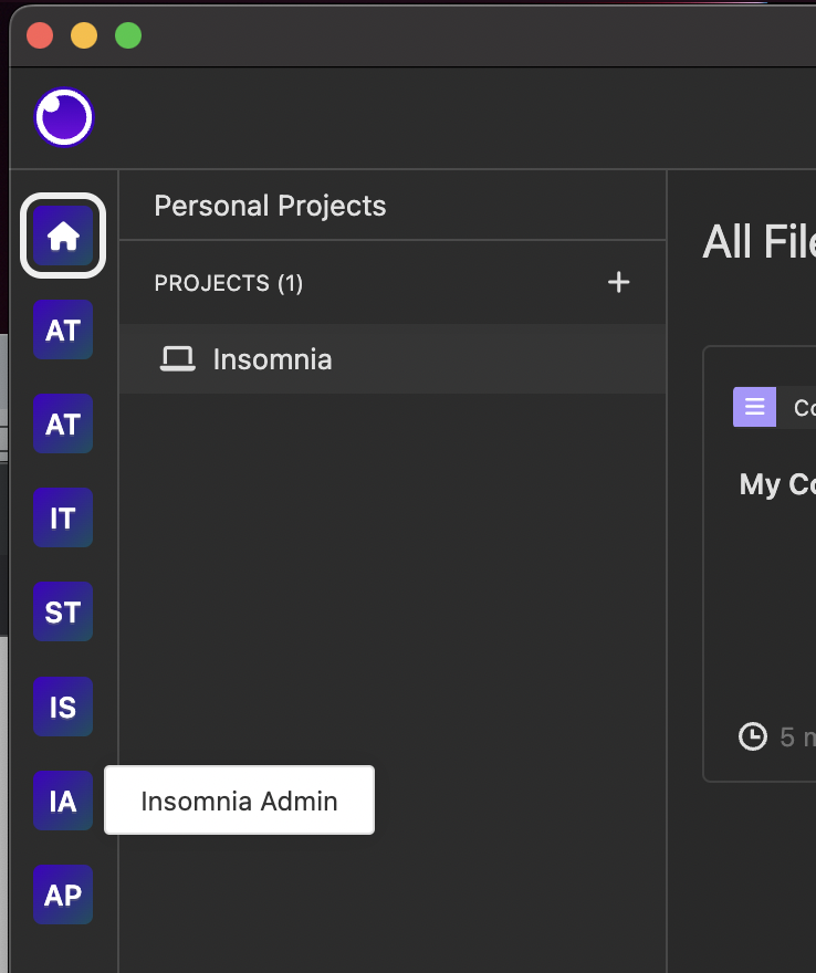 Access Workspaces from Workspaces SideBar